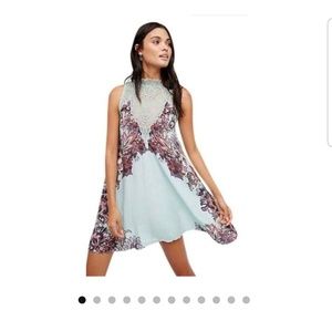 Free People floral lace dress
